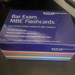 Full Set Of Kaplan MBE Flashcards For Bar Exam Study 