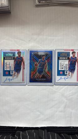Killian Hayes Rookie Card Lot of 3