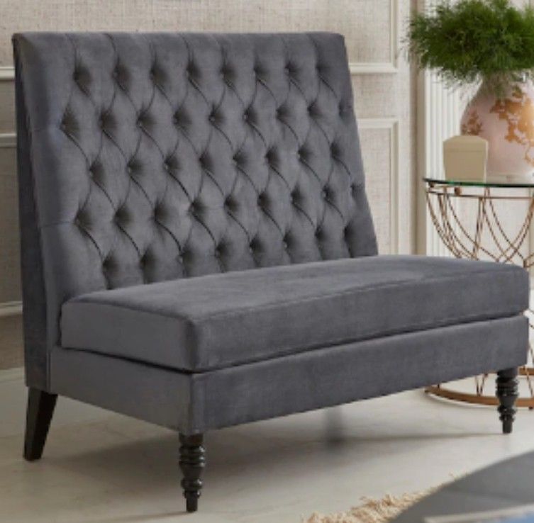 TUCRA VELVET SKYLARK SETTEE LOVESEAT