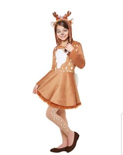 Reindeer costume - youth girl size 7-8