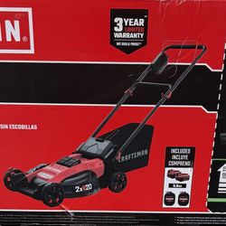 CRAFTSMAN V40* (2x20V MAX*) 20-in. Push Mower & V20* Cordless Leaf Blower Kit (22% Off MSRP)