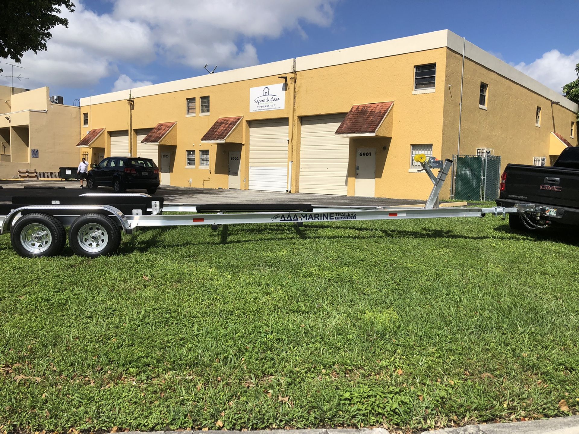 Custom Aluminum Dual Axle Trailer