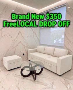 Beige 3 seater sectional sofa couch 🛋️ brand new in box 📦