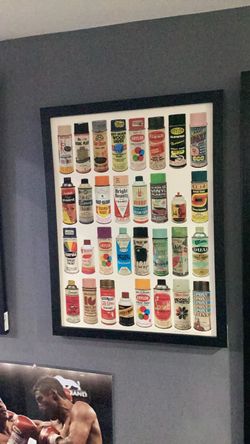 Signed Roger Gastman Spray Paint Cans Art Print Framed 83/100
