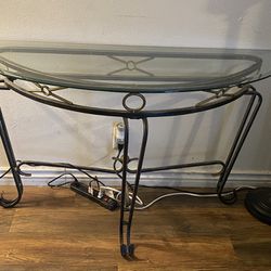 Console Table  for Entryway,Glass Table 