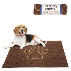 Dirty Dog Doormat Plush Microfiber Petco Pet Smart Cat Brand New 