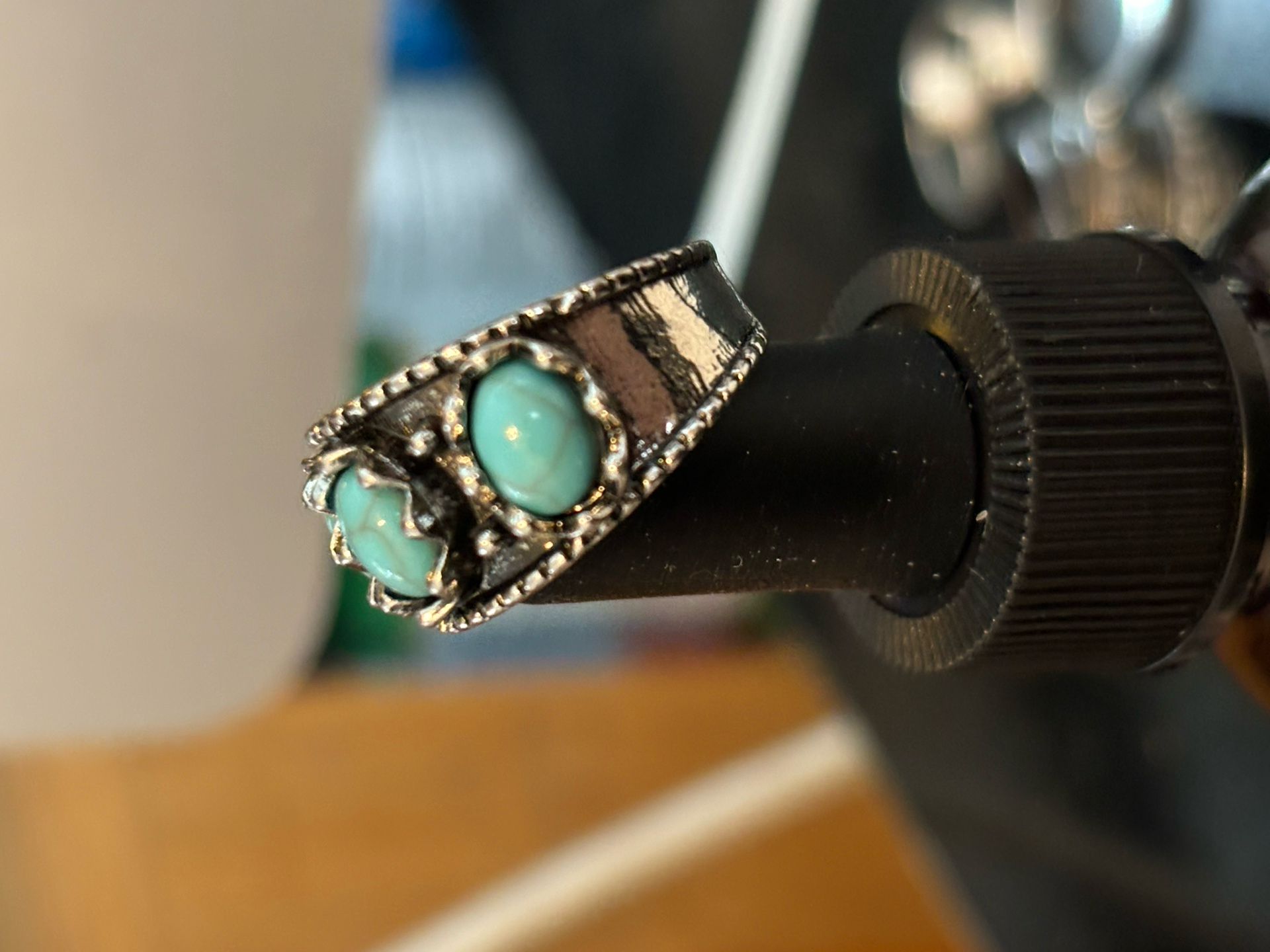 Turquoise Ring Size 7 Vintage 