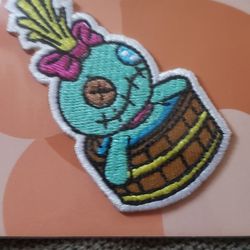 Voodoo in Bathtub Patches Iron On Embroidered Patch Saw On/Iron On Applique for Jeans, Hats, Bags