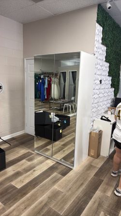 IKEA Mirrored dresses with shelves