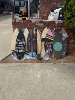 Decorative surfboards