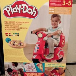 Brand New Play-Doh Pizza Delivery Scooter  For Toddlers 3-5 Yrs $40
