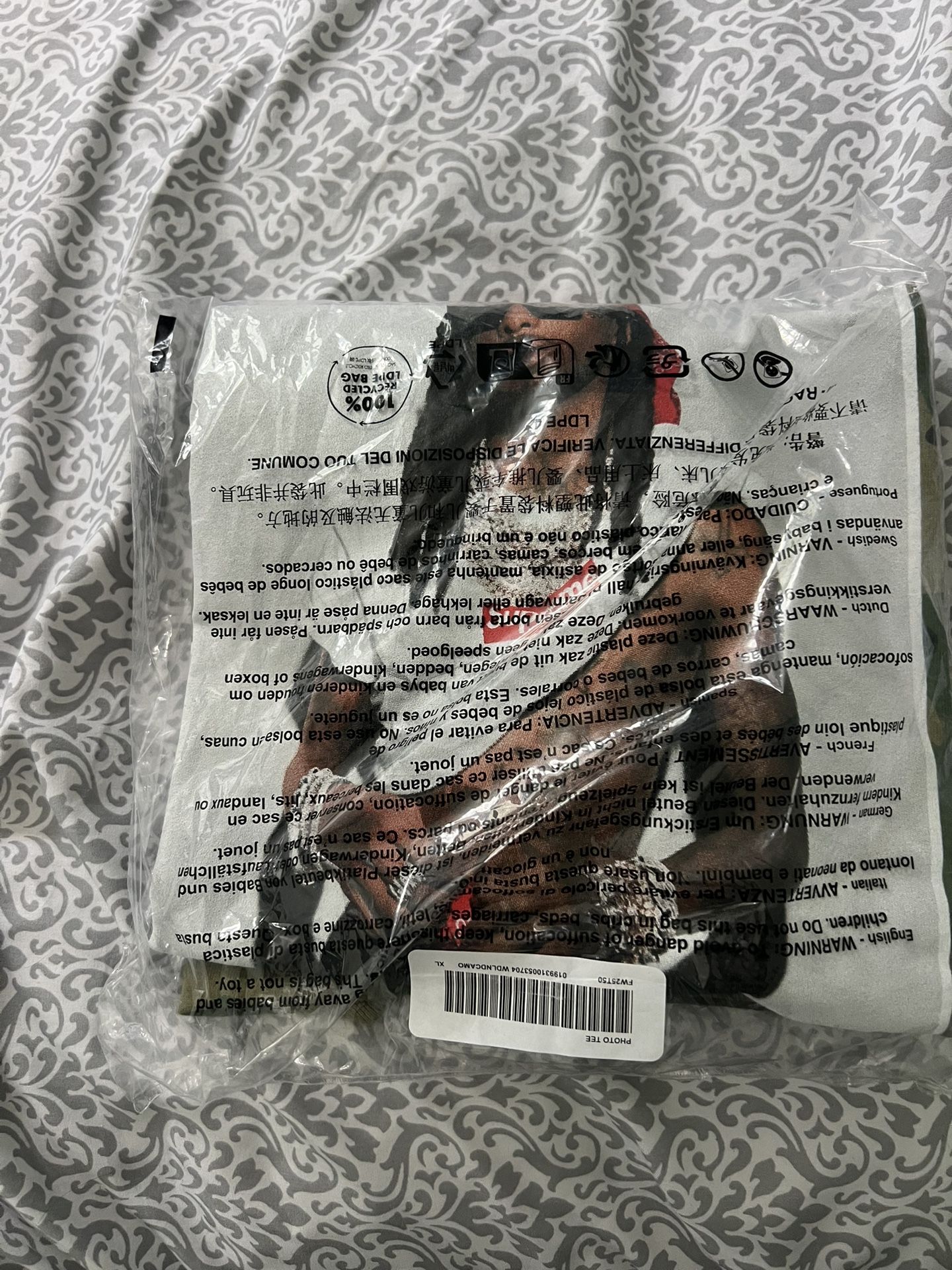 Supreme Playboi Cart Tee Size Xl