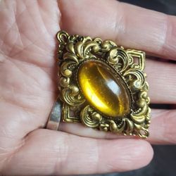 Yellow Custom Fancy Brooch