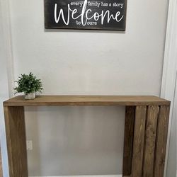 Rustic Entryway Table