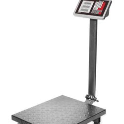 XtremepowerUS 600LB Weight Computing Postal Scale Digital Floor Large Platform Warehouse Shipping LB Price Calculator Foldable 8 19 6 3 MT782(M3 M4