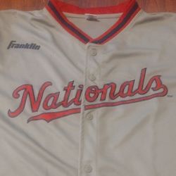 Franklin Washington Nationals “Nats on Base” #15 Jersey Adult XL