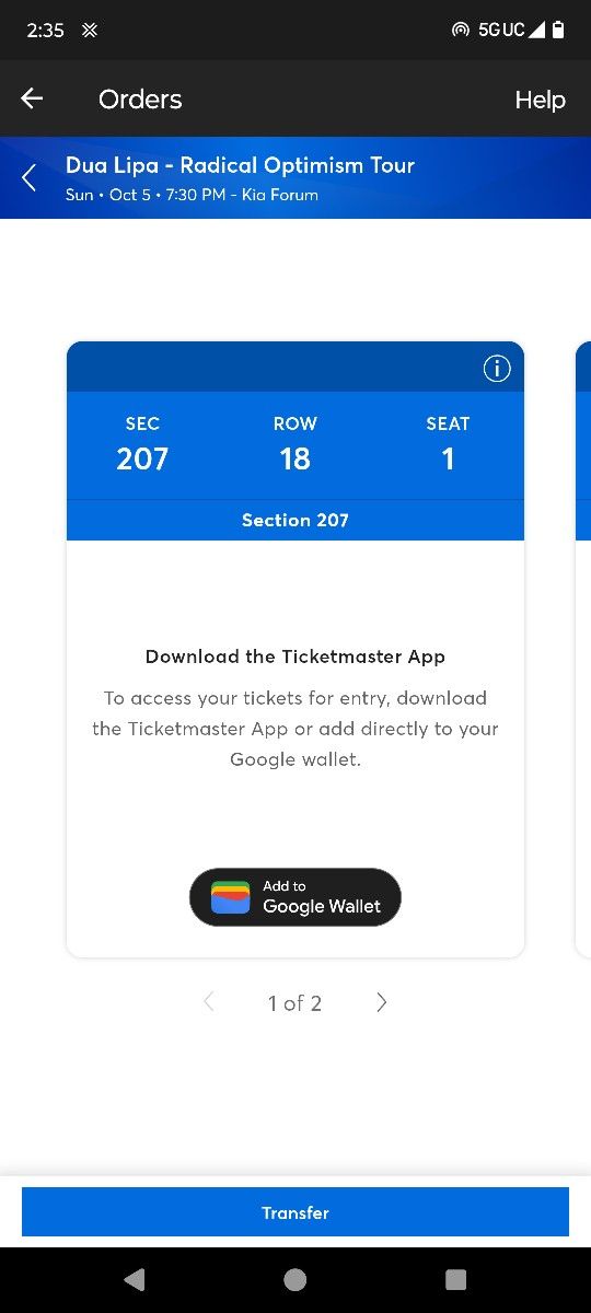 Dua Lipa Tickets
