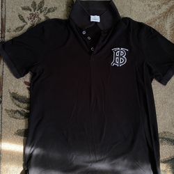 Burberry Black Polo Shirt