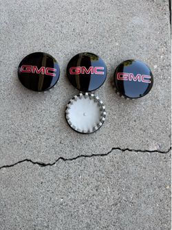 GMC OEM center caps
