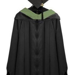 New Master Cap, Gown, Tassel, Sash, Stole Size 5’3-5’5