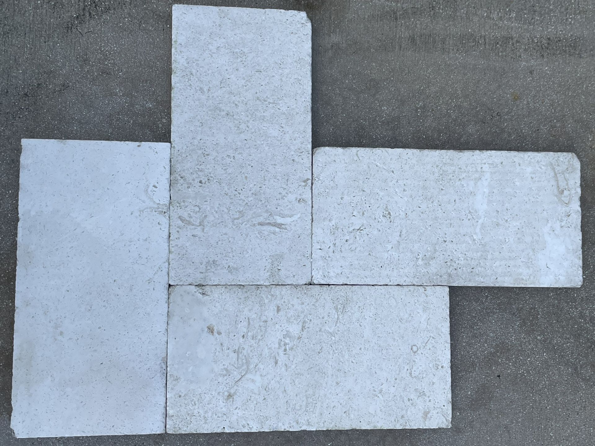 Travertine Ivory Pavers 8x16