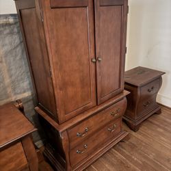 Solid Wood Armoire / Wardrobe 