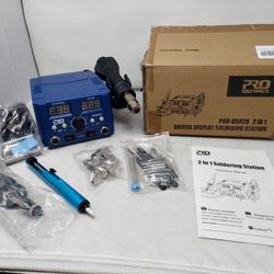 2-In-1 Digital Soldering Station (New In Box)