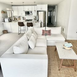 West Elm Harmony Sectional L Couch