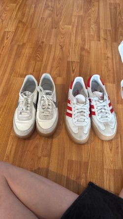 Women’s Sambas And Nike Sneakers Size 8.5