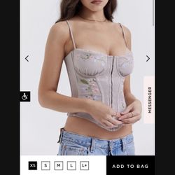 Corset Top, House Of CB, Size Xs, Never Worn 