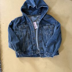 Jean Jacket With Hood