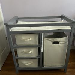 Baby Changing Table With Storage 