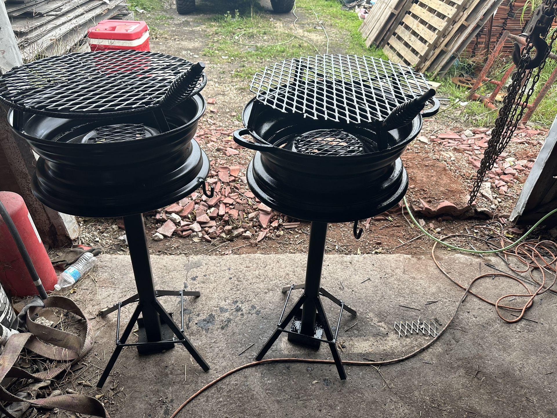 Home Made Bbq Grills And Cargo Hitch Carrier