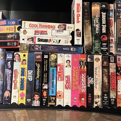 VHS vcr movie bundle all for $40