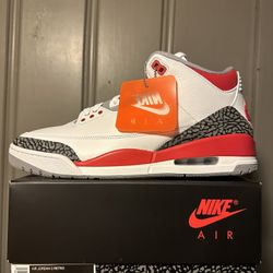 Jordan 3 Retro Fire Red (2022’) Relase. Size(12). In Mens. DS(New). $195. Under Retail Steal!