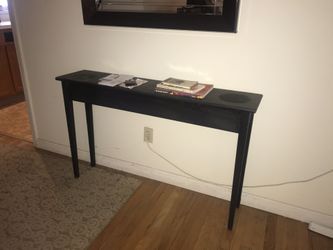 Thin Shaker style hall table