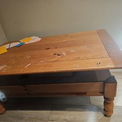 Coffee Table With Adjustable Height