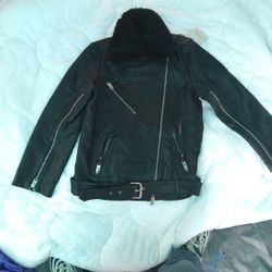 All Saints Leather  Jacket 