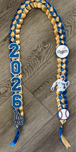 2026 Dodgers Kike graduation lei