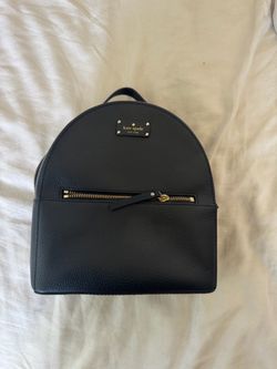 Kate Spade New York Black Leather Backpack