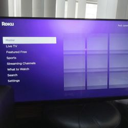 Insignia 1080P TV Model NS-39d310NA15 WithRemoreAnd Bran New Roku Express With Remote
