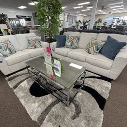 2 Pc Sofa And Loveseat  Clearance 