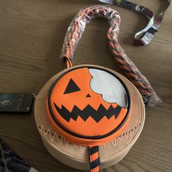 Trick Or Treat Pumpkin Purse New 