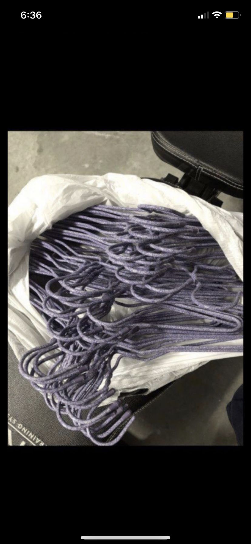 Purple wire hangers