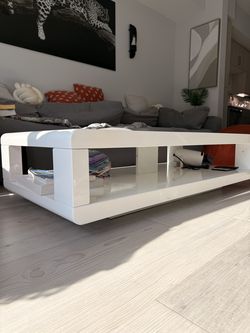 Modern White Coffee Table