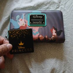 Little Mermaid Scenes Wallet 