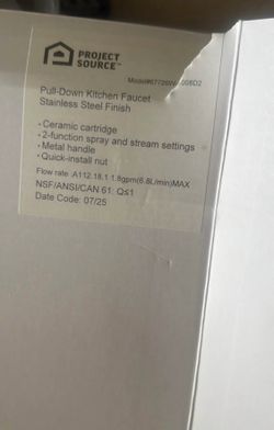 Gold faucet