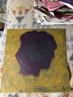 Abstract artwork for sale 20”x20”. Mixed media.