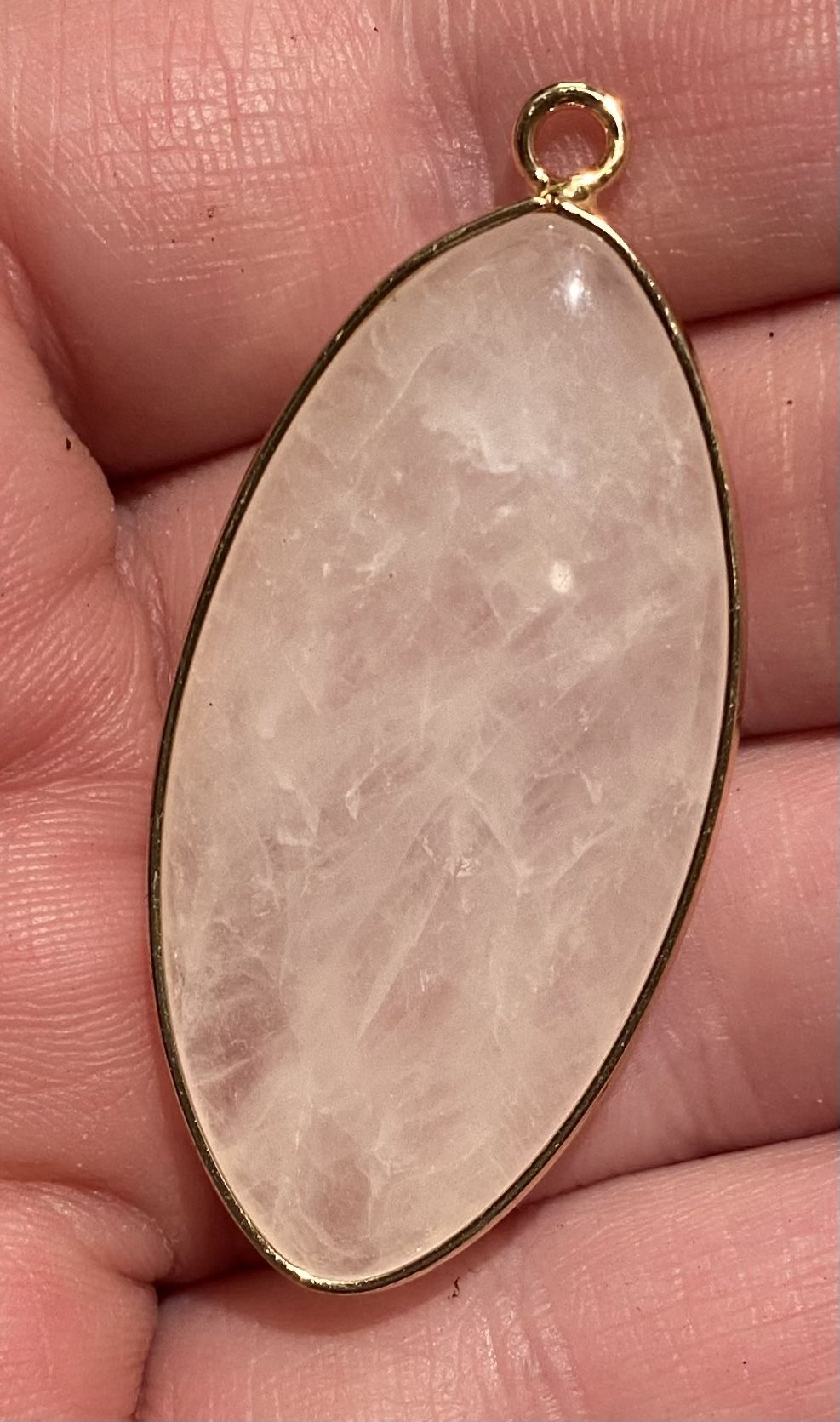 Natural Rose Quartz Pendant