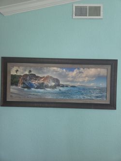 High quality textured , painting and frame from costco